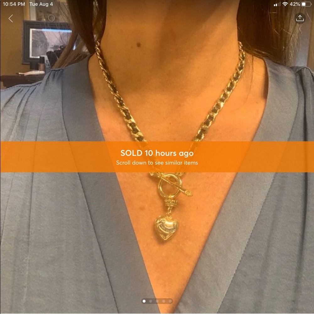 JUICY GOLD HEART NECKLACE